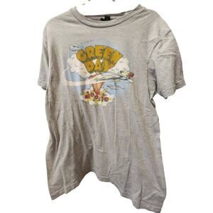 Greem Day Dookie Gray Graphic Tee Men's missing tag (Small best guess) GUC